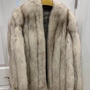 Fox fur coat